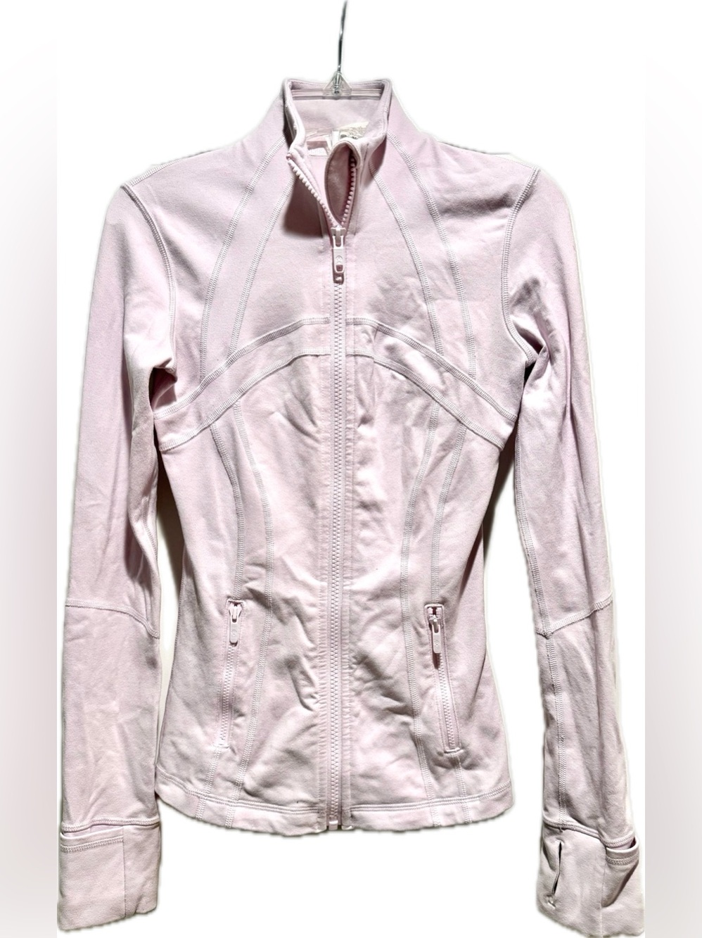 Lululemon baby pink Define full zip jacket 0